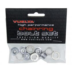 Vuelta Steel Chainring Bolt Set (Chrome) (10) - 868-000-800
