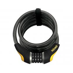 Onguard Doberman Combo Cable Lock (Gray/Black/Yellow) (6' x 12mm) - 8031