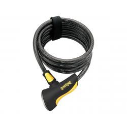 Onguard Doberman Cable Lock with Key (Gray/Black/Yellow) (6' x 10mm) - 8029