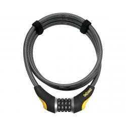 Onguard Akita Resettable Combo Cable Lock (Gray/Yellow) (6' x 12mm) - 8041
