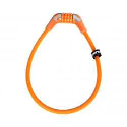Kryptonite KryptoFlex 1265 4-Digit Combo Cable Lock (Medium Orange) (2.12' x 12mm) - 002727