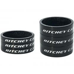 Ritchey WCS Carbon Headset Spacers (Gloss Black) (1-1/8") (5 & 10mm) - 33056127004