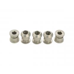 Wolf Tooth Components Dual Hex Fitting Chainring Bolts (Silver) (6mm) (5-Pack) (For ... - 5CBCN06SIL