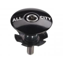 All-City Top Cap 1-1/8" (Black ) - TH_875-1(H1036)_W/AC_L