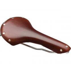 Brooks B15 Swallow Leather Saddle (Antique Brown) (Steel Rails) (153mm) - B2000112