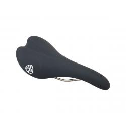 All-City Gonzo Perforated Leather Saddle (Black) (CrN/Ti Alloy Rails) (13... - AC_PERF_LEATHER_BLACK