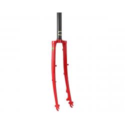 Soma Wolverine Lugged CX Fork (Red) (Disc) (QR) (Straight) - 23009