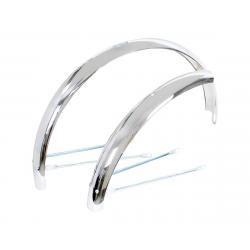 Wald Middleweight Metal Fenders (Chrome) (24") - 952-24