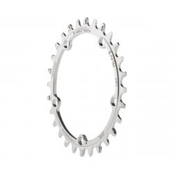 Wolf Tooth Components CAMO Stainless Round Chainring (Silver) (Offset N/A) (28T) - CAMO-SS28