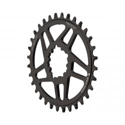Wolf Tooth Components PowerTrac Drop-Stop GXP Oval Chainring (Black) (6mm Offset) (4... - OVAL-SDM40
