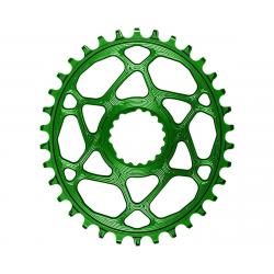 Absolute Black Cannondale Hollowgram DM Oval Ring (Green) (3mm Offset (Boost)) (34T) - CNOV34GN