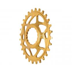 Absolute Black Direct Mount Race Face Cinch Oval Ring (Gold) (6mm Offset) (28T) - RFOV28GL