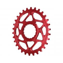 Absolute Black Direct Mount Race Face Cinch Oval Ring (Red) (6mm Offset) (30T) - RFOV30RD