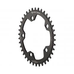 Wolf Tooth Components Drop-Stop PowerTrac Chainring (Black) (110mm BCD) (Offset N/A)... - OVAL-11038