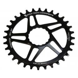 Wolf Tooth Components Drop-Stop Race Face Cinch Chainring (Black) (Boost) (3mm Offset... - RFC40-BST
