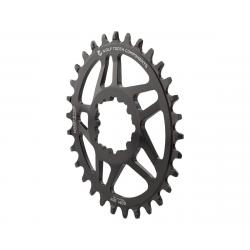Wolf Tooth Components Powertrac Elliptical Direct Mount SRAM Chainring (Black) (0mm... - OVAL-BB3032
