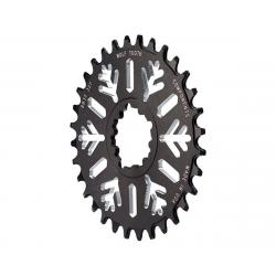 Wolf Tooth Components Snowflake Direct Mount BB30 Chainring (Black) (0mm Offset... - BLACK-BB30-28SF
