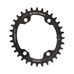 Wolf Tooth Components PowerTrac Drop-Stop Chainring (Black) (96mm Asym BCD) (Of... - OVAL-30XTRM9000