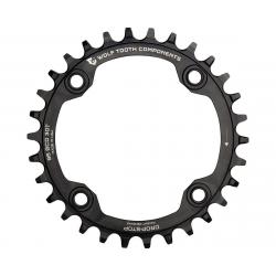 Wolf Tooth Components Drop-Stop Chainring (Black) (Offset N/A) (30T) (For 96 BCD Shiman... - SYM9630