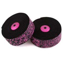 Supacaz Super Sticky Kush Handlebar Tape (Neon Pink) (Star Fade) - BT-51
