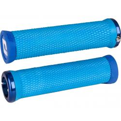 ODI Elite Motion Lock-On Grips (Light Blue/Blue) - D33MTU-U