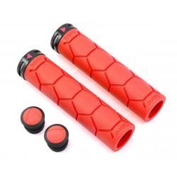 Fabric Silicon Lock-On Grips (Red) - FP3207U50OS