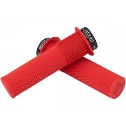 DMR Brendog Flanged DeathGrip (Red) (Thick) (Pair) - DMR-G-BREN-THICK-R