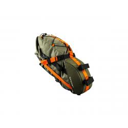 Birzman Packman Travel Saddle Pack (Green/Orange) - BM17-BAG-SB-PKM