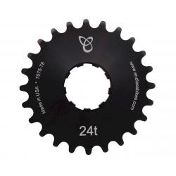 Endless Bike Anodized Kick Ass Cog (Black) (24T) - 24TBL