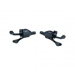 Microshift MarvoLT Xpress Trigger Shifters (Black) (Pair) (2/3 x 9 Speed) (Shimano Comp... - SL-M859