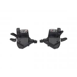 Microshift Mezzo TS39 Thumb-Tap Trigger Shifters (Black) (Pair) (3 x 8 Speed) (Shimano C... - TS39-8