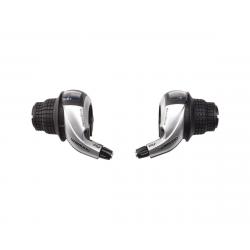 Shimano Tourney SL-RS45 Twist Shifters (Black) (Pair) (3 x 8 Speed) - ESLRS45P8A