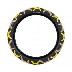 Cult Vans Tire (Yellow Camo/Black) (20" / 406 ISO) (2.4") (Wire) - 05-TIRE-CV-2.40-YCAMO