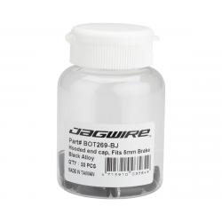 Jagwire Hooded Shift End Caps (Black) (5mm) (Bottle of 30) - BOT269-BJ