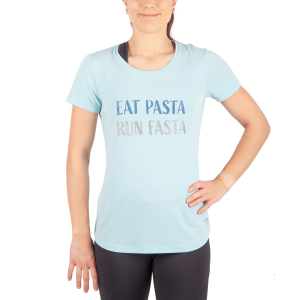 Running Room Women's Graphic Eat Pasta, Run Fasta 