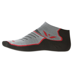 Swiftwick Vibe One Socks - Black/Red/Gray 