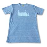 Men's PK Cow Tee - Vintage Blue With Blue - Size: M