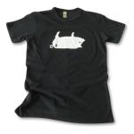 Men's PK Pig Tee - Black With White - Size: M