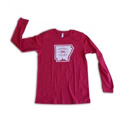 PK Long Sleeve Tee - Red White - Size: M