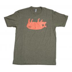 PK Grills Pig Tee Shirt in Green - Size: XL