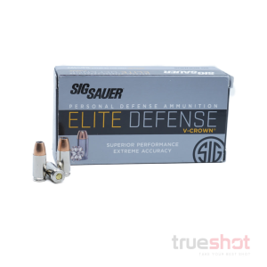 Sig Sauer Elite Defense 9mm 124 Grain V-Crown JHP