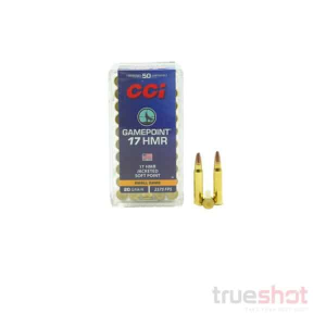 CCI Gamepoint 17 HMR 20 Grain Jacketed Soft Point JSP Ammunition