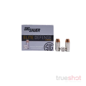 Sig Sauer Elite Defense 45 ACP 185 Grain V-Crown JHP Ammunition