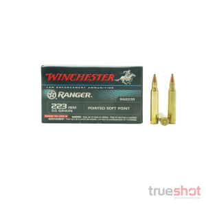 Winchester Ranger 223 Rem 55 Grain PSP Ammunition Brass