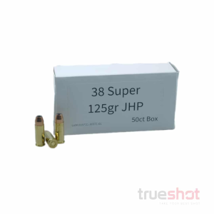 Vairog 38 Super 125 Grain JHP Ammunition