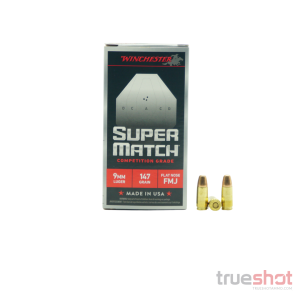 Winchester Winchester - Super Match - 9mm - 147 Grain - Flat Nose - 500 - $168.80 at True Shot Ammo