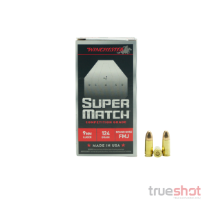 Winchester Winchester - Super Match - 9mm - 124 Grain - Round Nose - 50 - $16.63 at True Shot Ammo