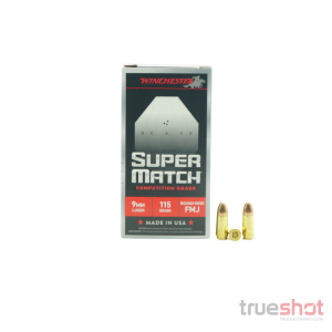 Winchester Winchester - Super Match - 9mm - 115 Grain - Round Nose - 50 - $16.00 at True Shot Ammo