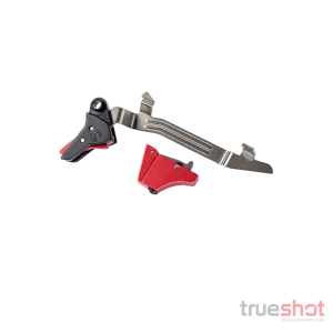 Glock Timney - Glock Gen 3/4, Medium Frame (9mm & 40 S&W), Red Safety Blade & Sear - 3 lb Pull - Trigger - $129.99 at True Shot Ammo
