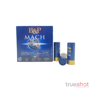 Baschieri & Pellagri (B&P) Baschieri & Pellagri (B&P) - F2 Mach LV - 12 Gauge - #7.5 Shot - 3.0" - 11/8 oz. - 1250 FPS - 250 - $130.41 at True Shot Ammo